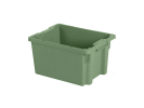 Stapel-/nestbare bak 400x300xH220mm gesl. groen