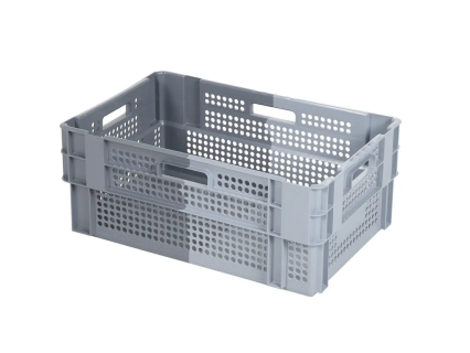 DUOCOLOR Stacking nestable bin - 600 x 400 x H 246 mm