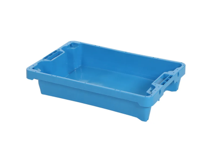 Caisse à filets 10 kg - Euronorm 600 x 400 x H 125 mm - avec trous d'écoulement