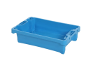 Filetkist 20l. 600x400xH155mm met afwatering blauw ral5012