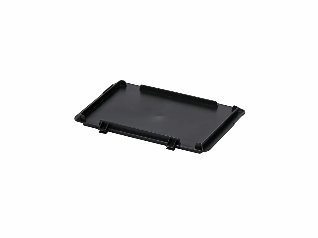 Hinged lid - 300 x 200 mm - black