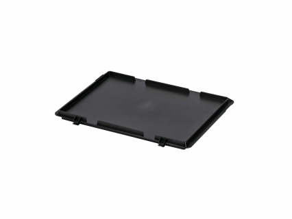 Scharnierdeksel 400x300mm zwart