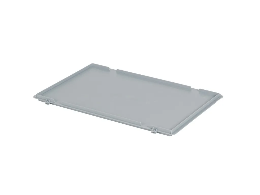 Hinged lid - 600 x 400 mm - grey