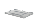 Couvercle 1200 &times; 800 mm pour caisses-palettes BIG BOX - gris