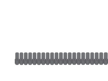 Divider for stacking bins - 1104 x 45 mm