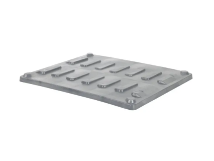 Deckel 1200 x 1000 mm f&uuml;r Palettenbox CB3, CB3 High und CB3 Low - Hellgrau