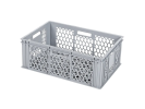 bac gerbable 600x400xH225 mm perf. gris clair