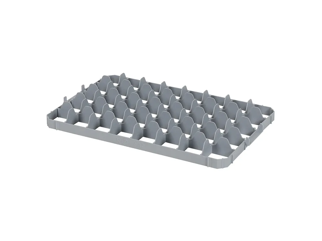 Upper 40 space subdivision - BASIC glass crates - size 69 x 67 mm