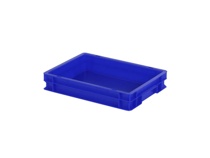 Stapelbehälter 400x300xH75mm geschl. GDH blau