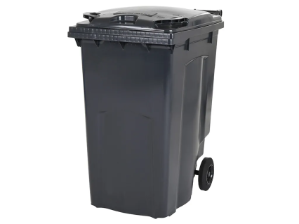 2-Rad M&uuml;llgro&szlig;beh&auml;lter 340 Liter - Grau