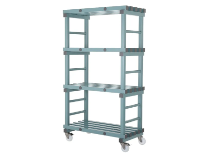 Rayonnage mobile Euro1000x500xH1780mm vert/gris