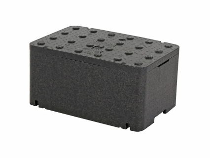 Gastronorm insulated box with lid (stackable) - 600 x 400 x H 296 mm