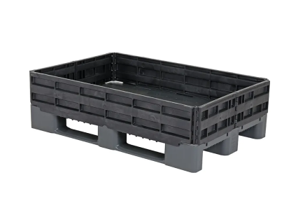 Aufsatzrahmen 49715 - faltbar - 6 Scharniere - 1200 &times; 800 mm - geschlossen - schwarz