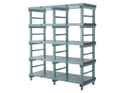Plastic rack (Euro rack) - 1500 x 600 x H 1770 mm