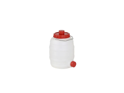 Plastic drum with drain - 10 litre