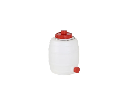 Plastic drum with drain - 15 litre