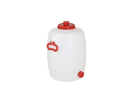 Plastic drum with drain - 30 litre