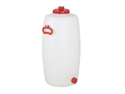 Plastic drum with drain - 50 litre