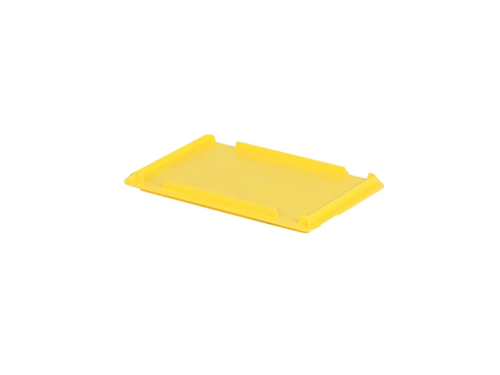 Hinged lid - 300 x 200 mm - yellow