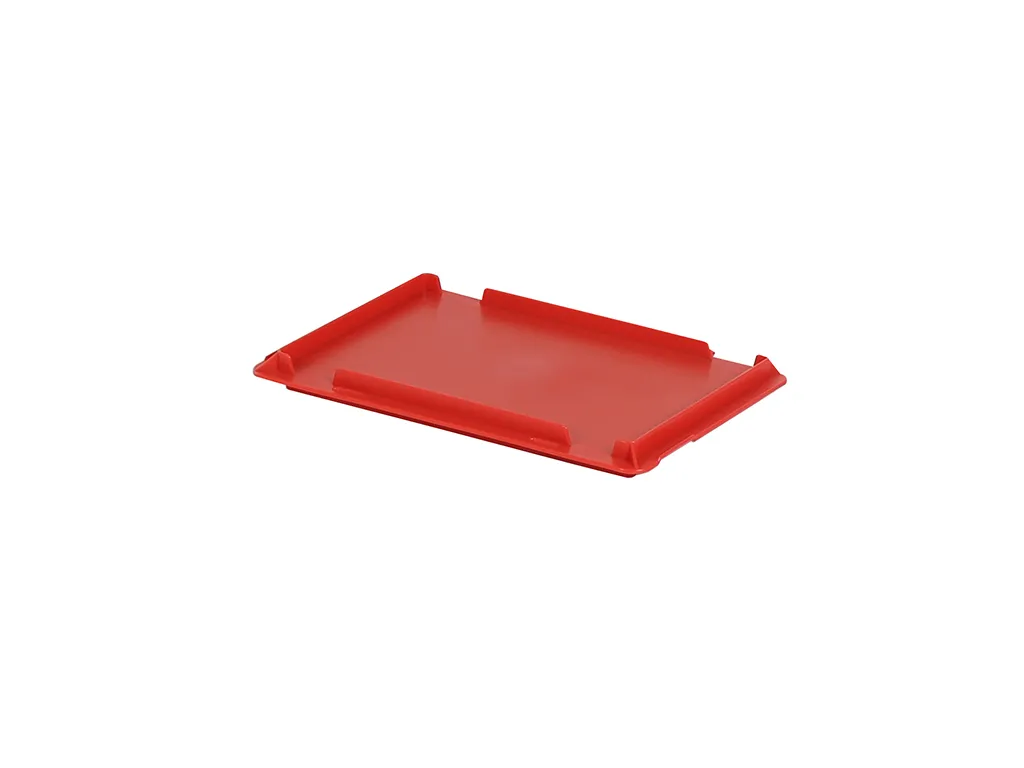 Hinged lid - 300 x 200 mm - red