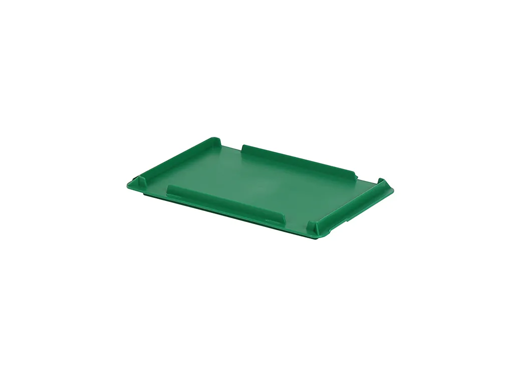 Hinged lid - 300 x 200 mm - green