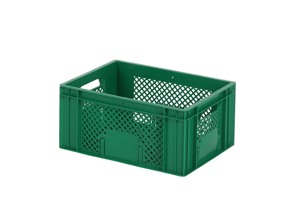 Stacking crate RX - 400 x 300 x H 193 mm - green