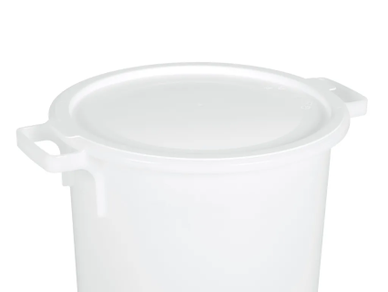 Auflagedeckel für Tonne 40 und 50 Liter weiß PP