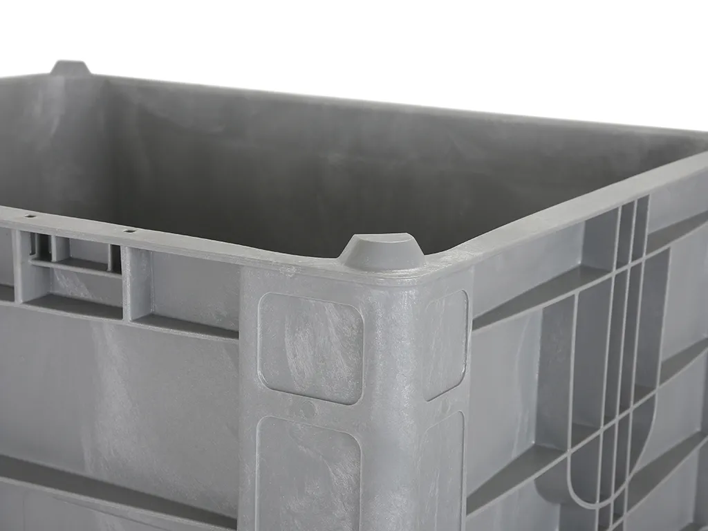 MAGNUM Optimum Box - faltbare Palettenbox - 1200 x 800 mm - mit 2  Ladeklappen - Transoplastshop