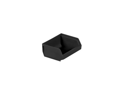 Store box - Sichtlagerkasten aus Kunststoff - 96 x 105 x H 45 mm - ESD-Ausf&uuml;hrung - Schwarz