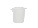 Cilinderkuip 40 liter wit