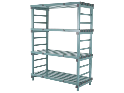 Plastic rack (Euro rack) - 1400 x 600 x H 1820 mm