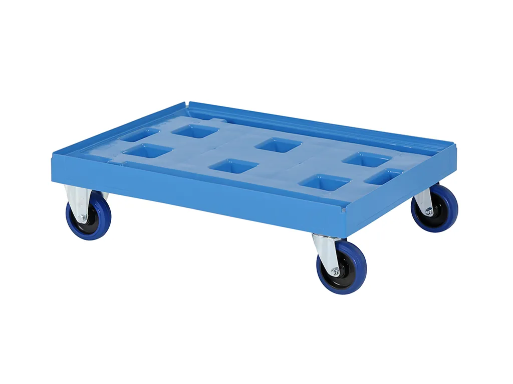 Plastic trolley (810 x 610 x 225) - blue