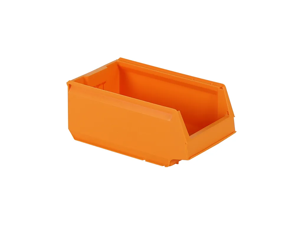 Sichtlagerkasten aus Kunststoff - 350 x 206 x H 150 mm - Orange