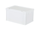 Dekselbak - 600 x 400 x H 335 mm - versterkte bodem - wit