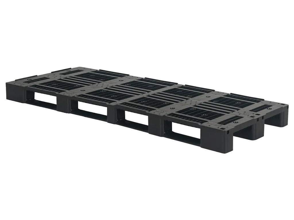 Plastic pallet - D1-DUO ECO - 2050 x 800 mm (with rims - 3 runners)