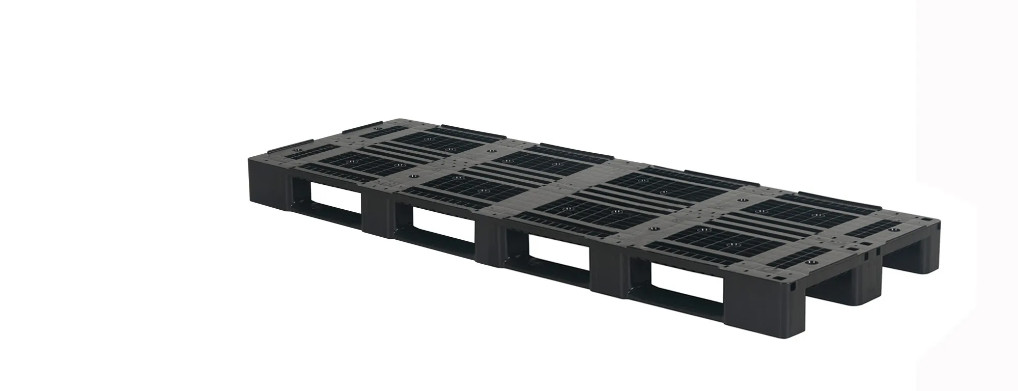 Plastic pallet - D1-TRIO ECO - 3000 x 800 mm (with rims - 3 runners)