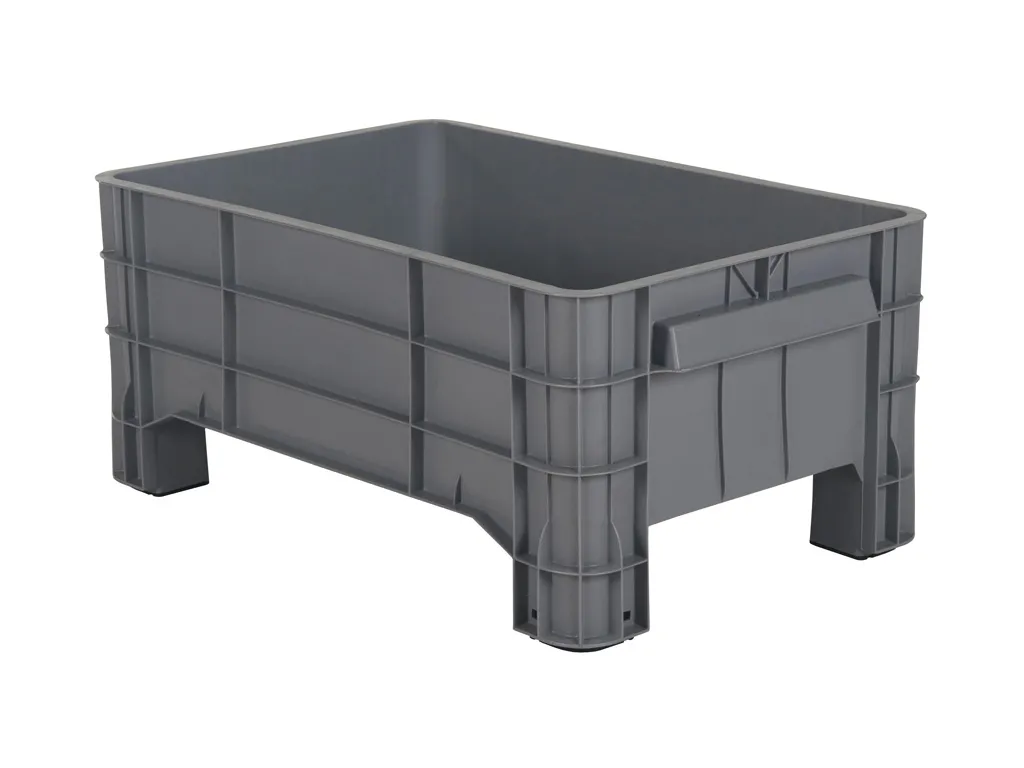 Plastic pallet box for industry 1040 x 640 H 550 medium 220 liters