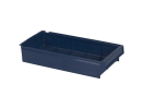 Sichtlagerkasten - Regalkasten 9123 - 500 x 230 x H 100 mm - Systembeh&auml;lter - blau (VE = 9)