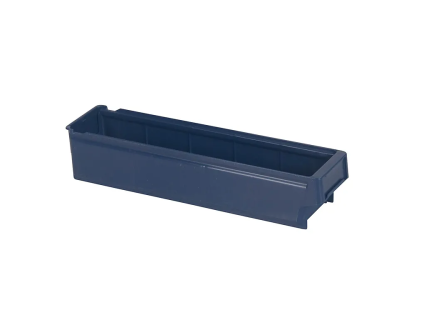 Bac de rangement - bac divisible 9121 - 500 x 115 x H 100 mm - bac syst&egrave;me - bleu (UV = 20)