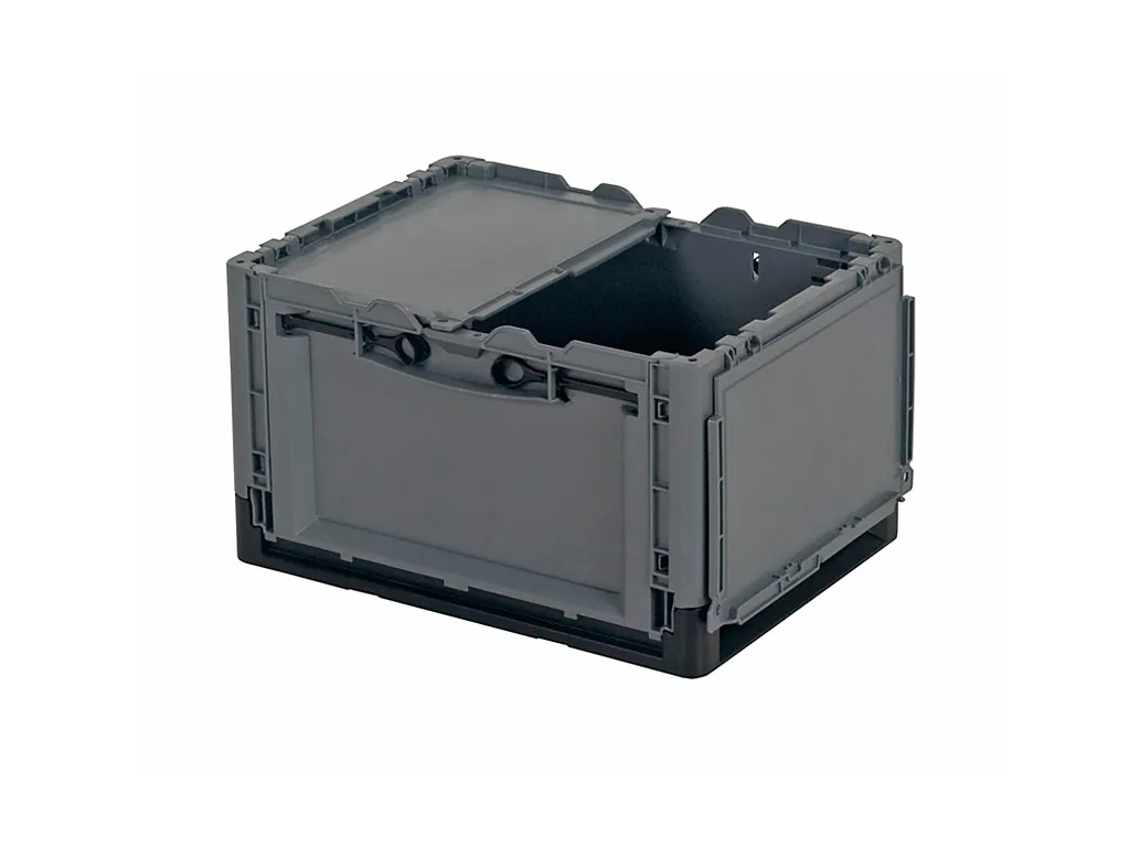 CLEVER MOVE Klappbox mit Deckel - 400 x 300 x H 240 mm