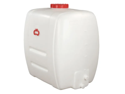 Plastic tank with drain - 500 litre