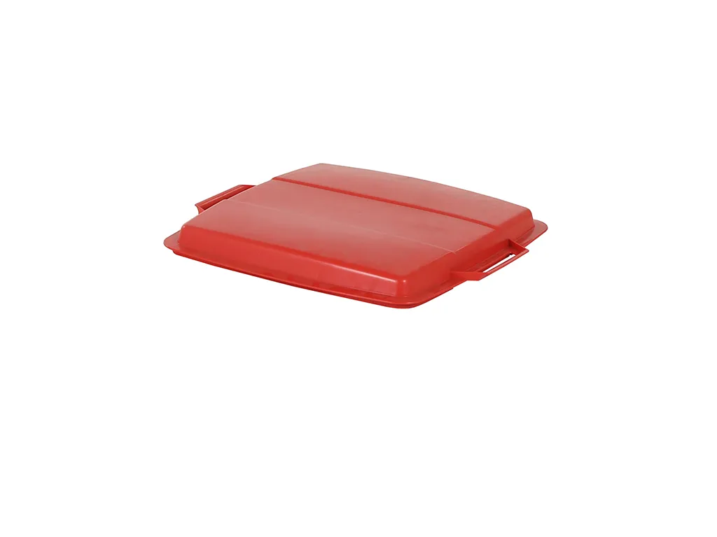 Lay-on lid - for 90 L sorting box - red