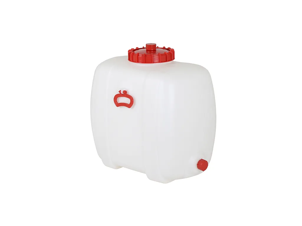 Plastic tank with drain - 100 litre - Transoplast