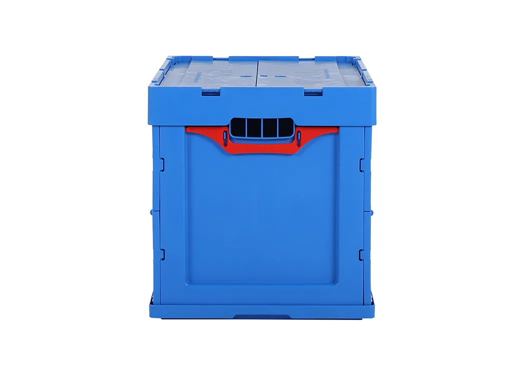 SOLID LINE Faltbox mit Deckel - 600 x 400 x H 420 mm - Blau