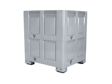 Caisse-palette grand format XL - type BIG BOX - 1200 x 1000 mm - sur 4 pieds - hauteur variable 870-1340 mm (sur mesure)