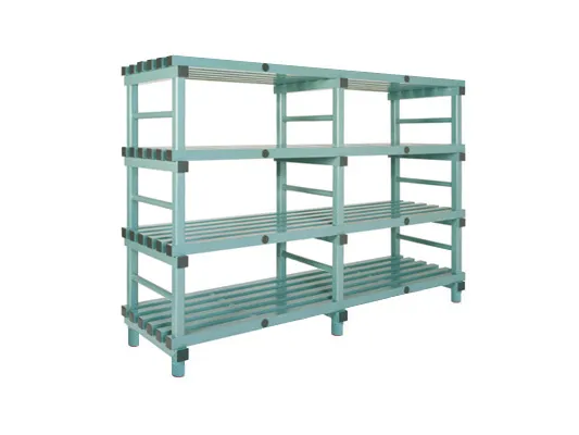 Plastic rack (Euro rack) - 2000 x 500 x H 1520 mm