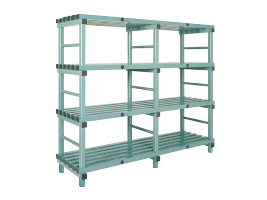 Plastic rack (Euro rack) - 2000 x 400 x H 1820 mm