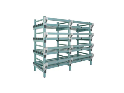 Kunststoffregal (Nautisches Regal) - 1500 x 500/570 x 1450 mm