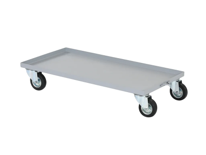 Fahrgestell 820x420mm aus Stahl hellgrau