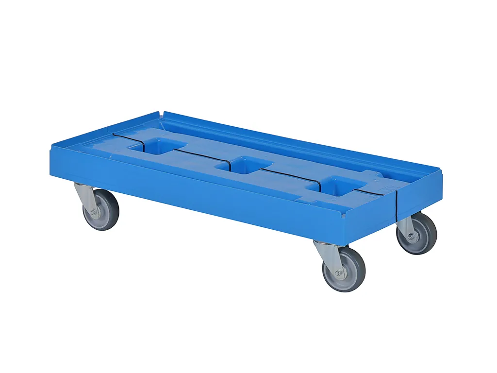 Maßarbeit Kunststoff Rollwagen - 800x400mm - Blau